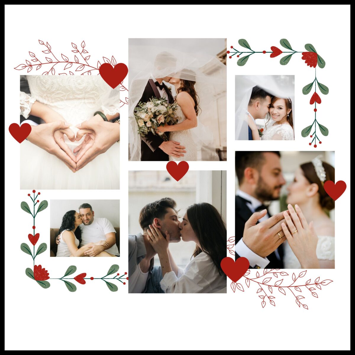 Blissful Moments Collage Frame