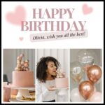 Blushing Birthday Frame