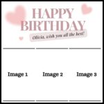 Blushing Birthday Frame Preview 2