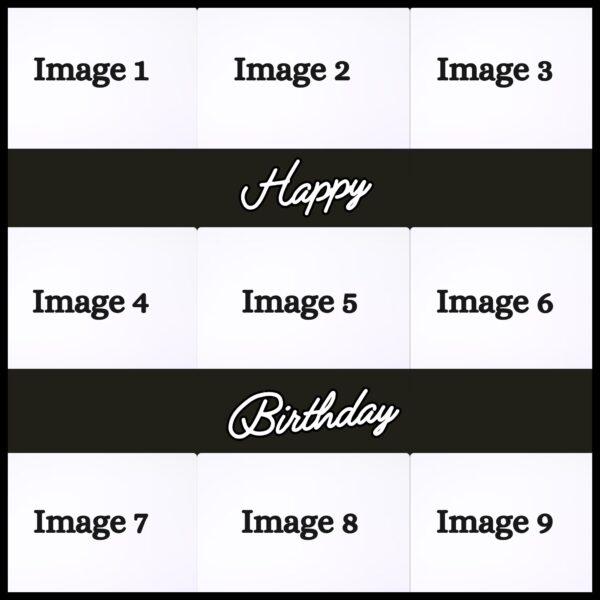 Celebration Collage Birthday Frame Preview 2