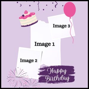 Purple Party Vibes Frame Preview 2