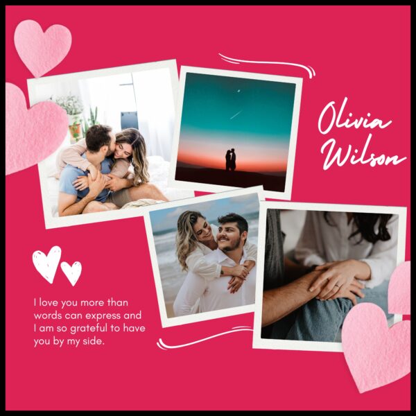 Sweet Heart Collage Frame