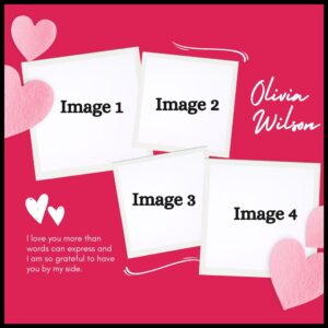 Sweet Heart Collage Frame Preview 2