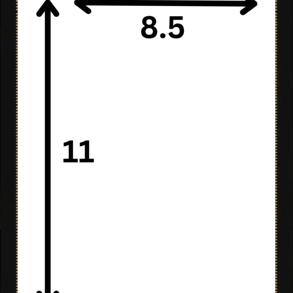 Premium Frame Size 8.5x11