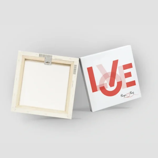 canvas prints back view