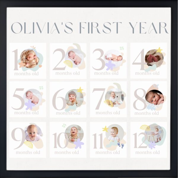 Baby First Year Frame