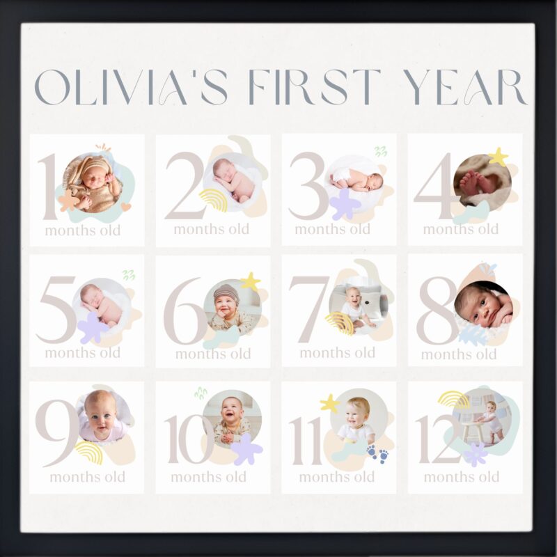 Baby First Year Frame