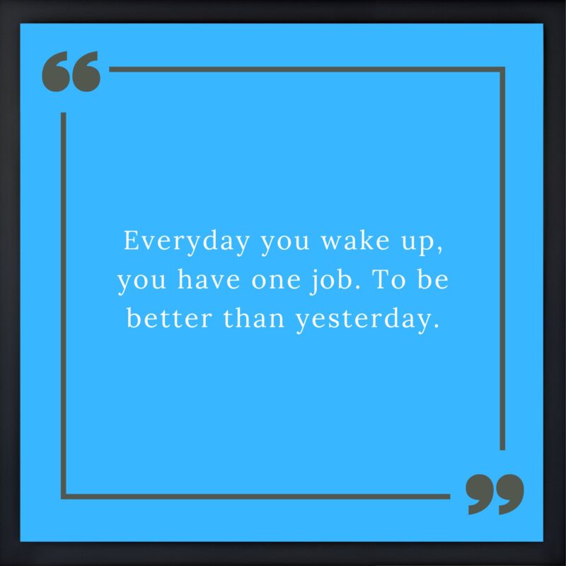Everyday you wake up Quote Frame