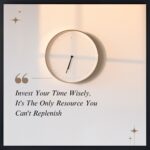 Invest Your Time Quote Frame