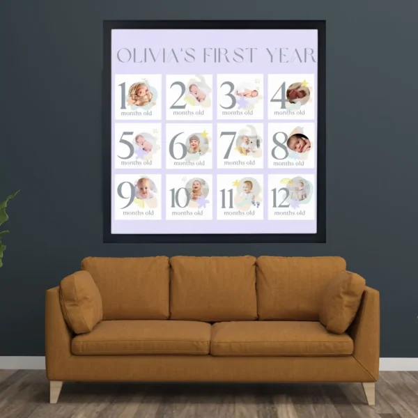 baby first year frame preview