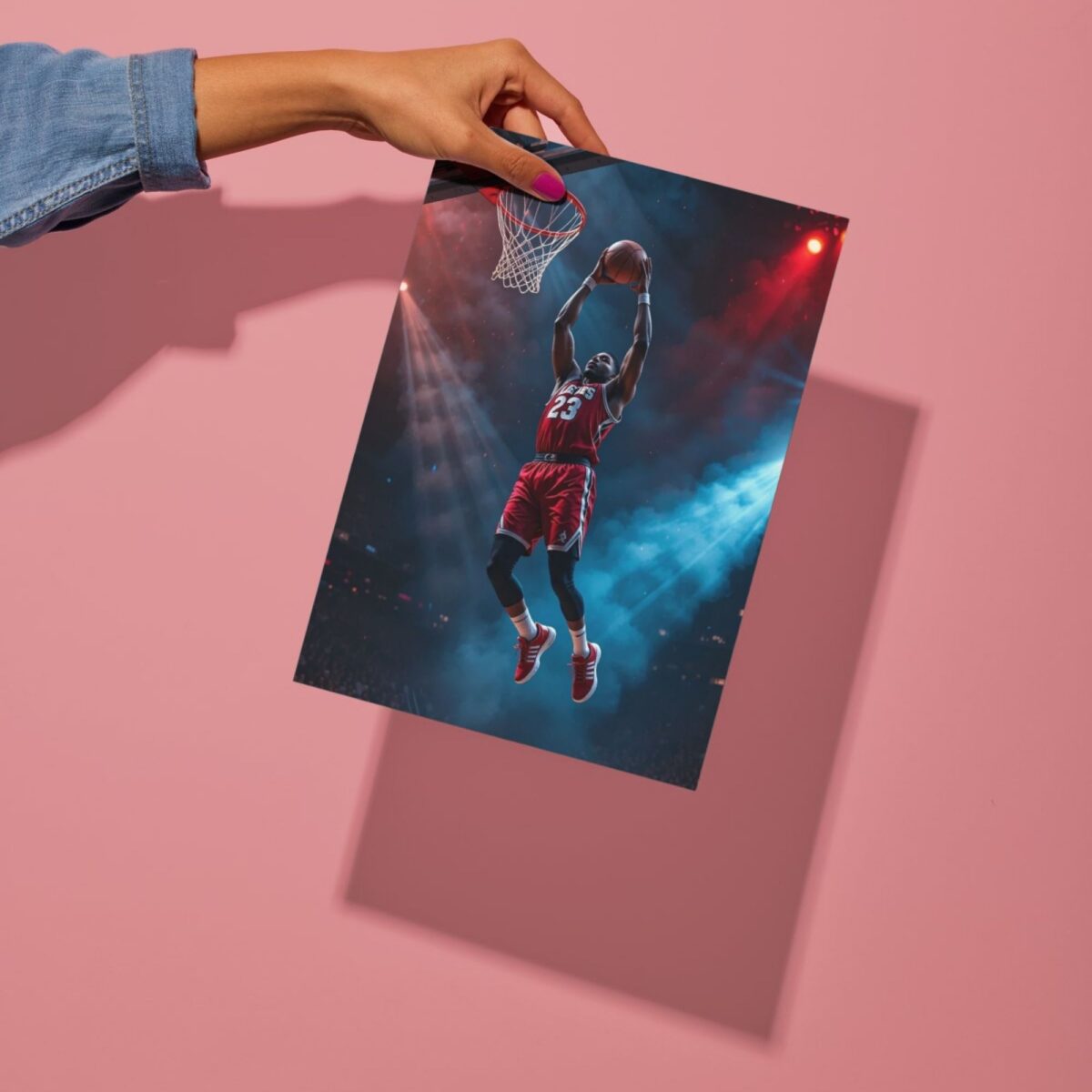 basketball metal poster preview