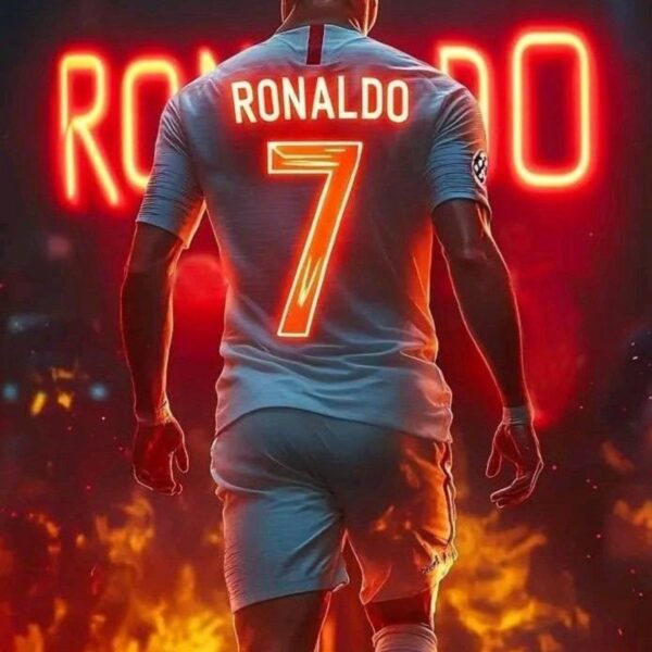 cr7 cristiano ronaldo metal poster