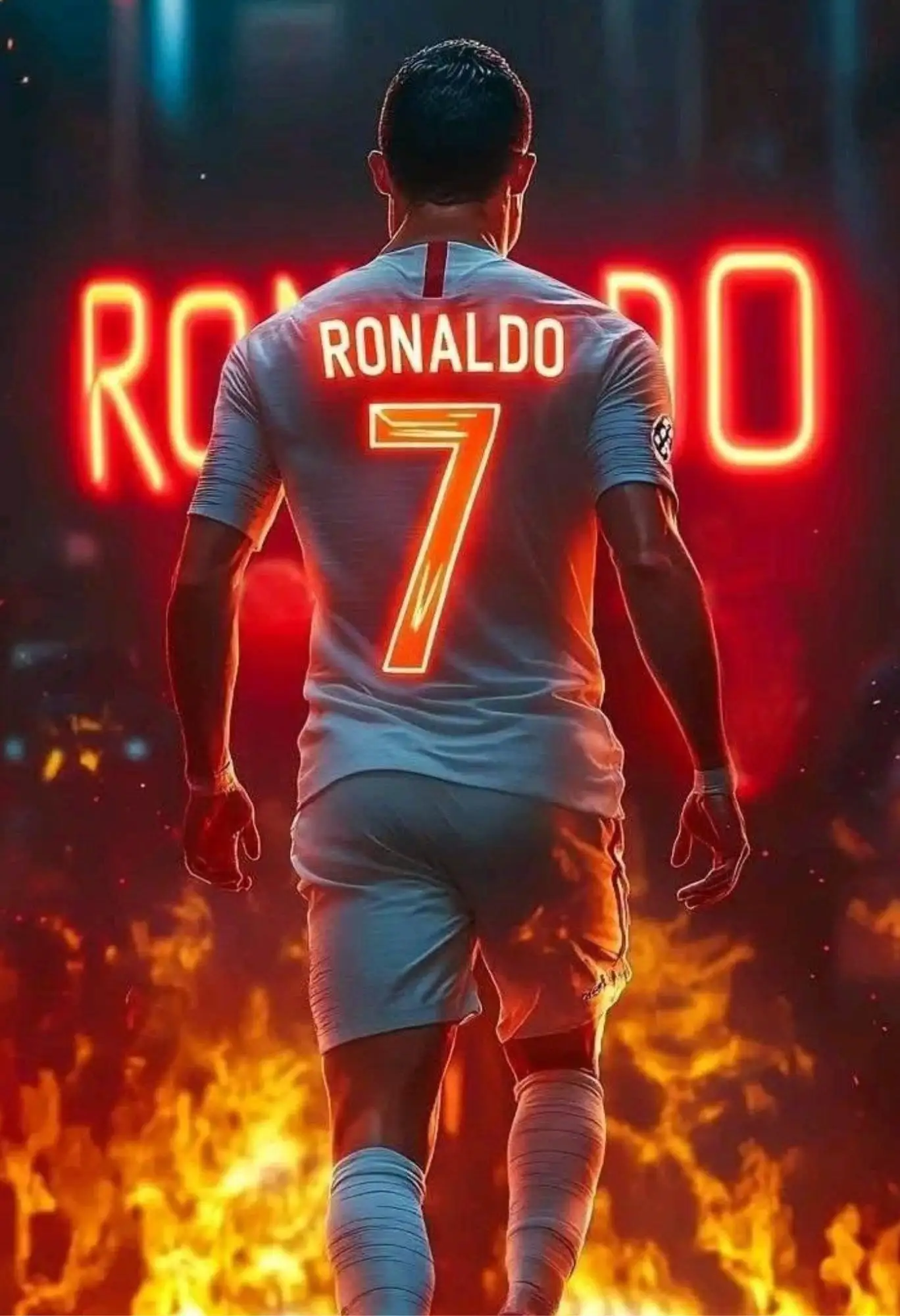 cr7 cristiano ronaldo metal poster