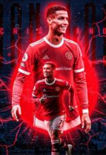 cristiano ronaldo metal poster