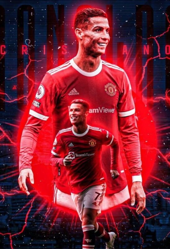 cristiano ronaldo metal poster
