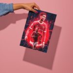 cristiano ronaldo metal poster preview