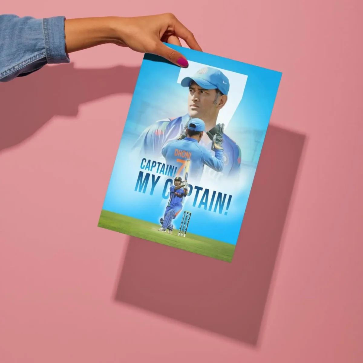 dhoni metal poster preview