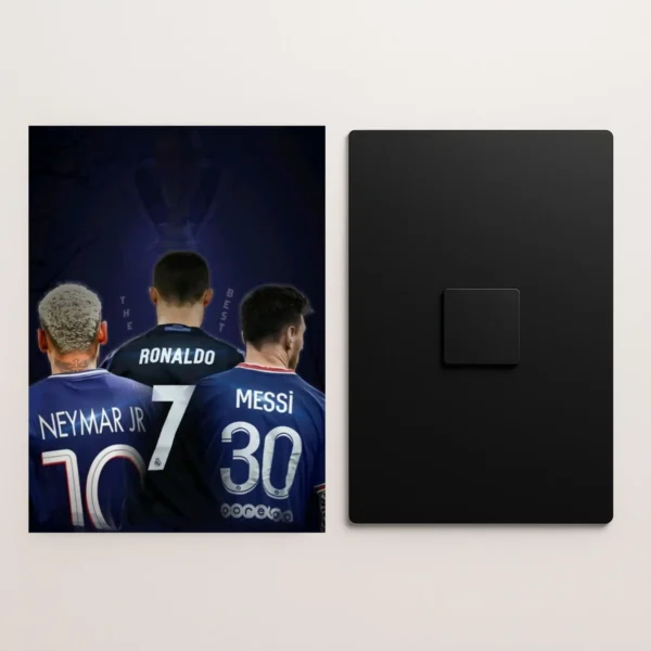 football champions metal poster front and back preview