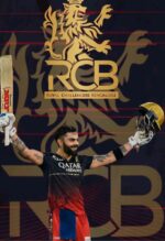rcb virat kohli metal poster