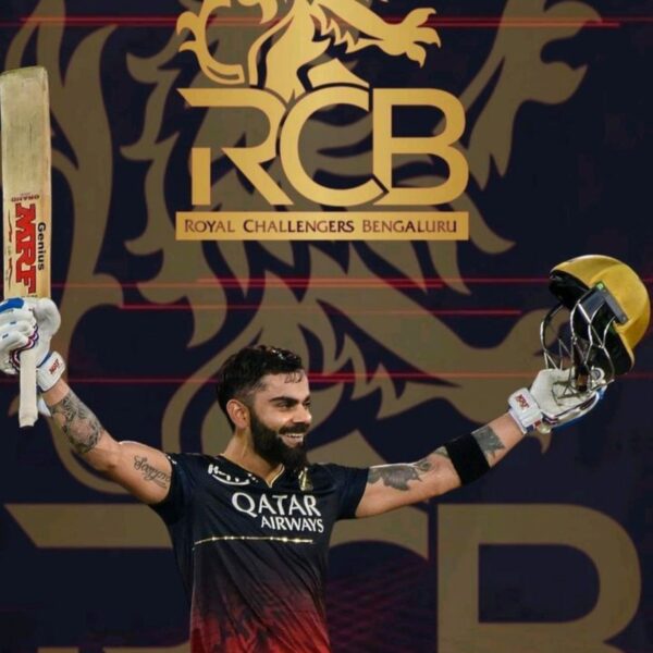 rcb virat kohli metal poster