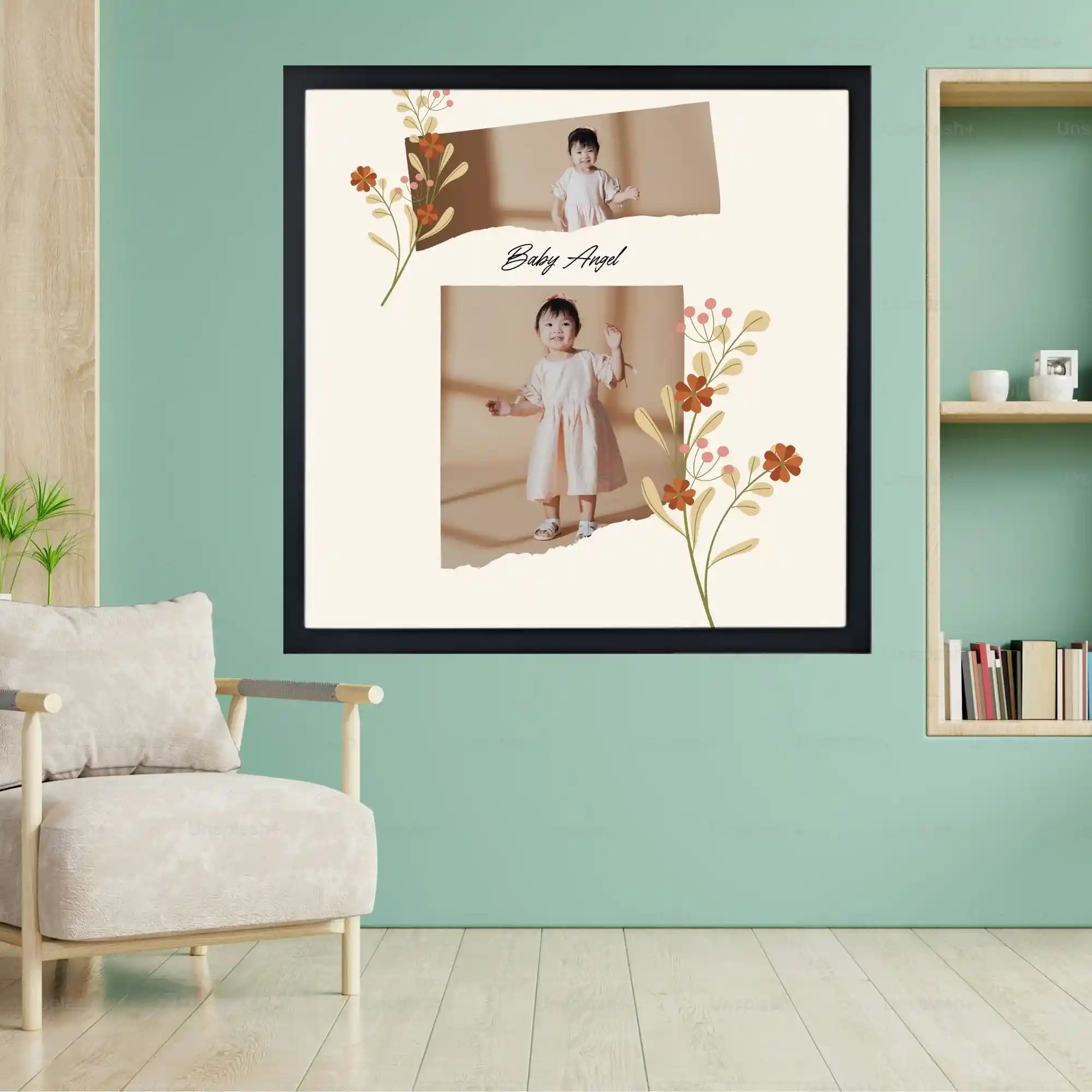 sunshine smile baby frame preview