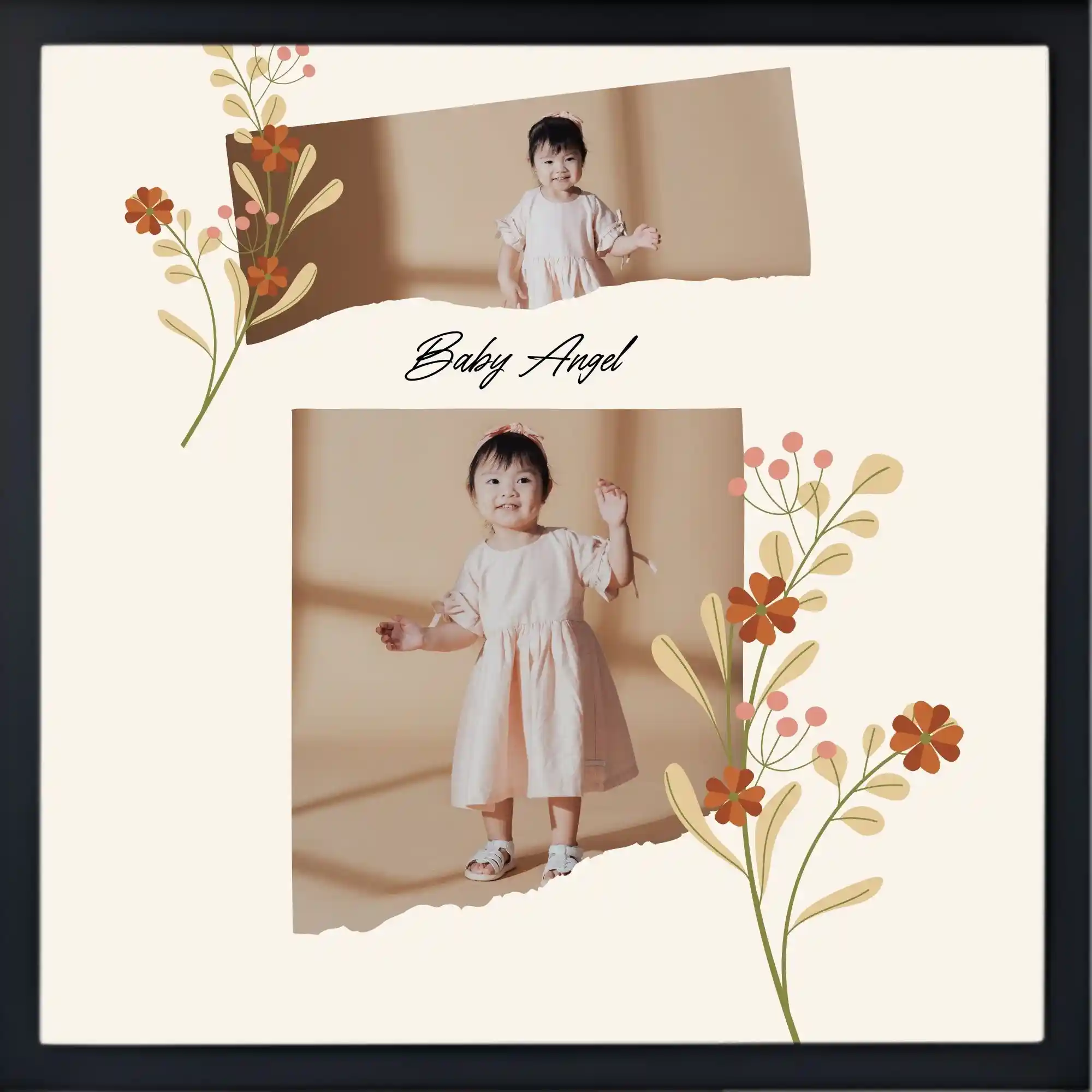 sunshine smile baby frame