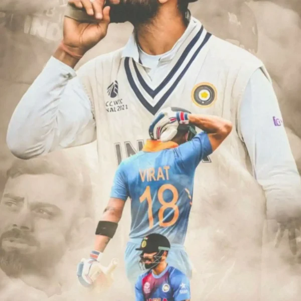 virat kohli metal poster