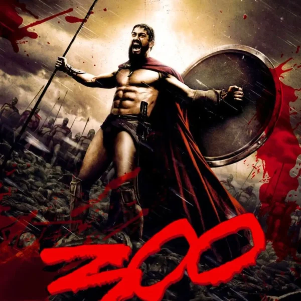 300 movie metal poster
