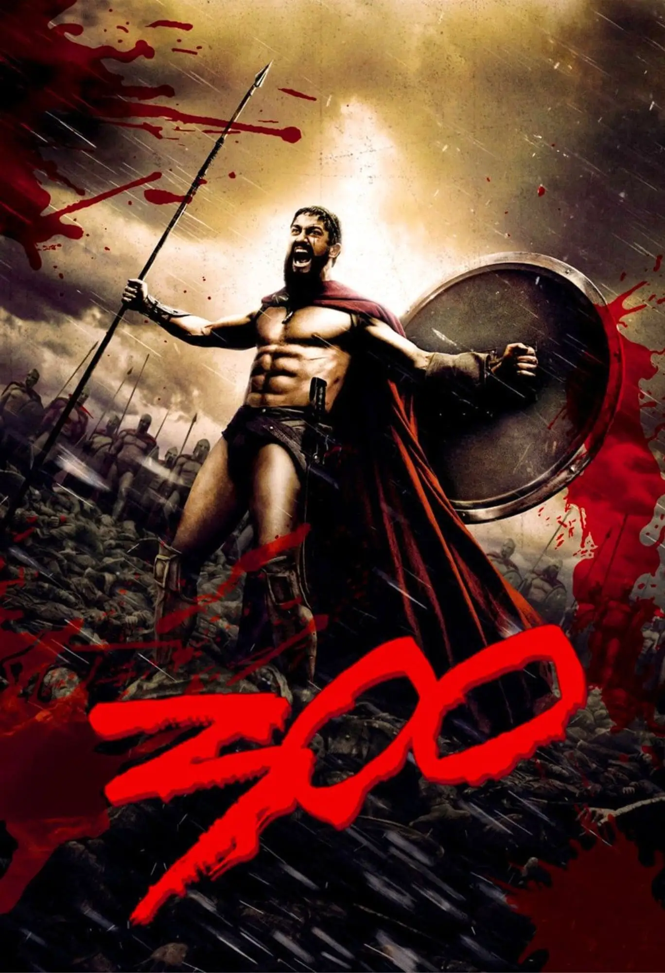 300 movie metal poster