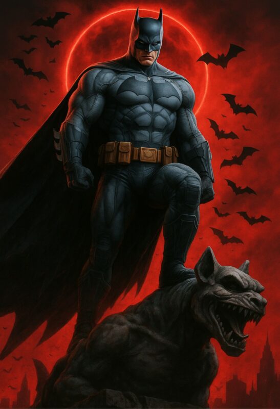 batman metal poster
