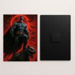 batman metal poster front and back preview
