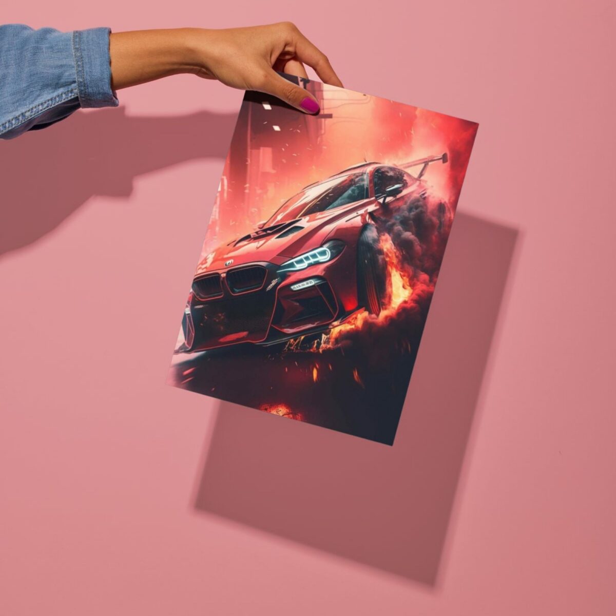 bmw m3 car metal poster preview