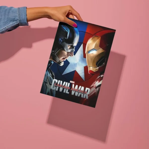 Captain America Civil War Movie Metal Poster - Image 4