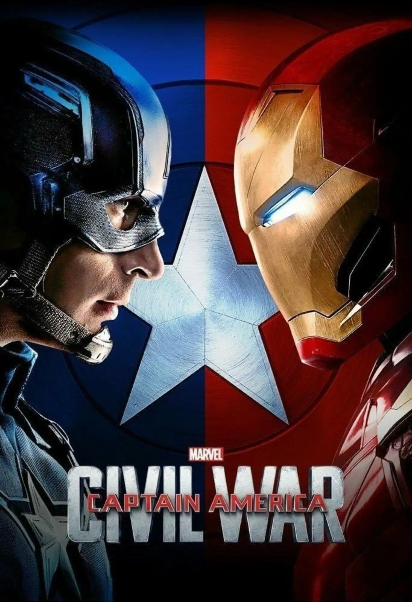 captain america civil war movie metal poster