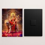 durga maa metal poster front and back preview