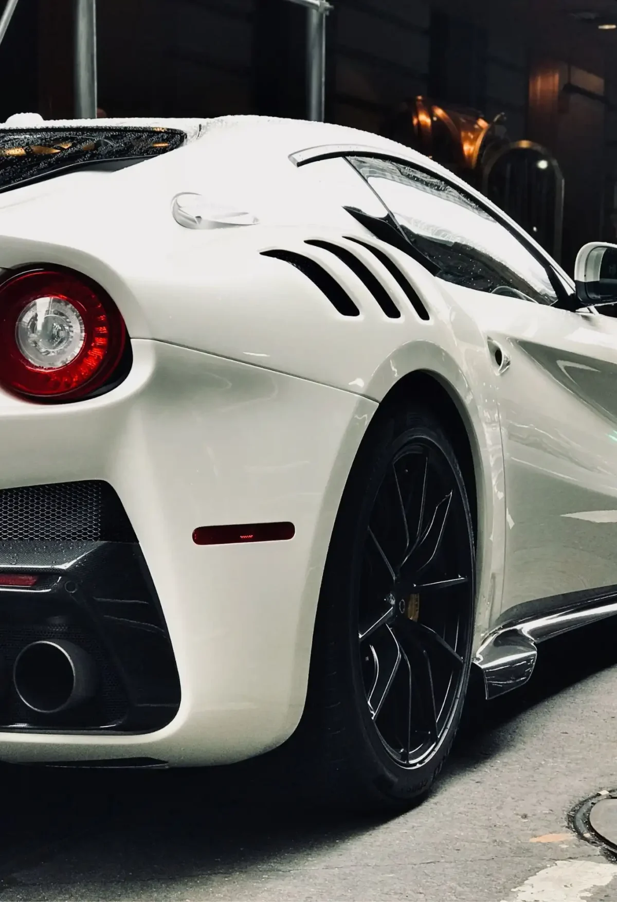 ferrari f12 supercar metal poster