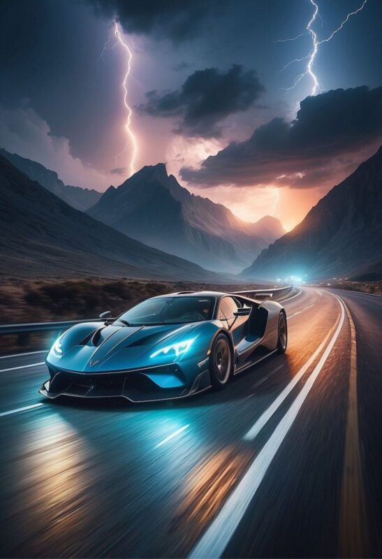 ford gt 2 sports car metal poster