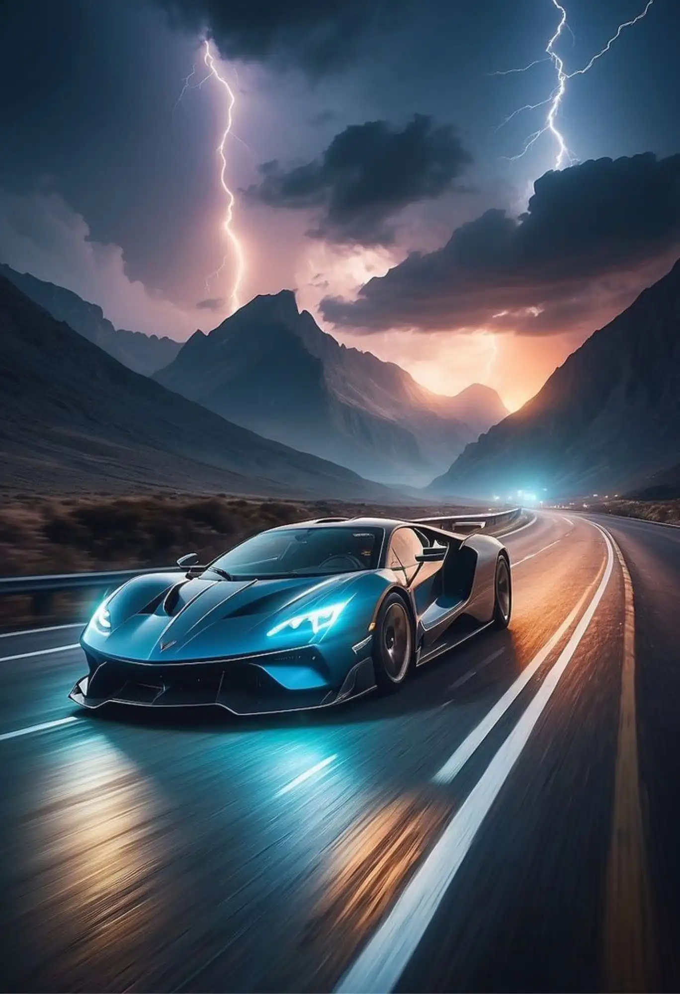 ford gt 2 sports car metal poster