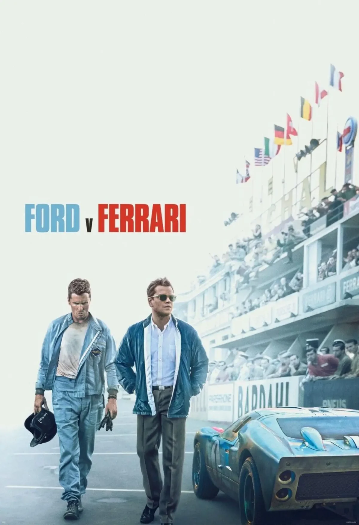 ford v ferrari movie metal poster