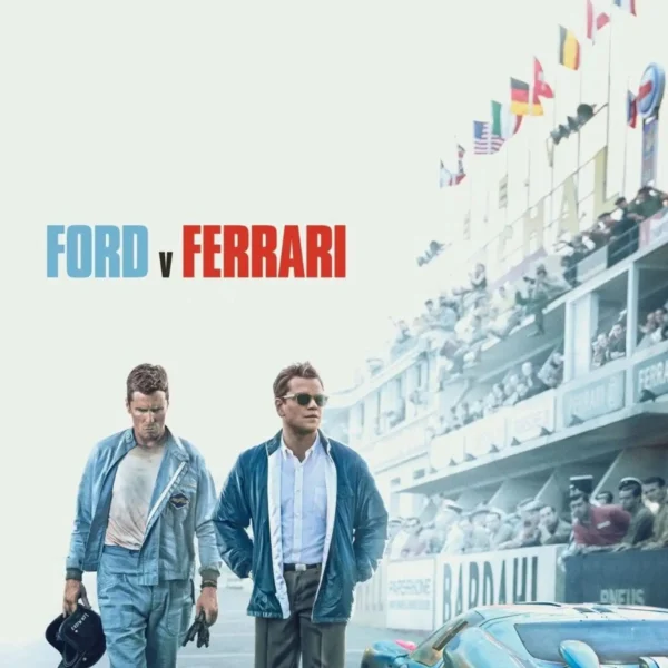 ford v ferrari movie metal poster