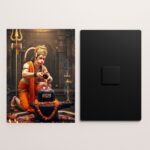 hanuman ji metal poster front and back preview