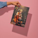 hanuman ji metal poster preview
