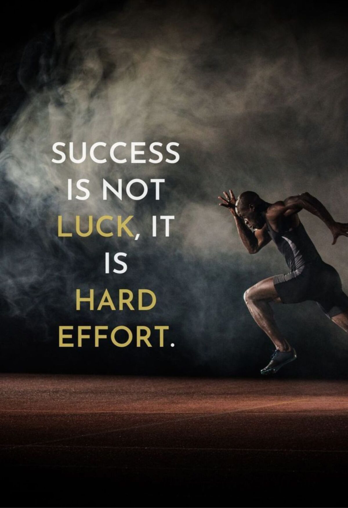 hard work quote metal poster