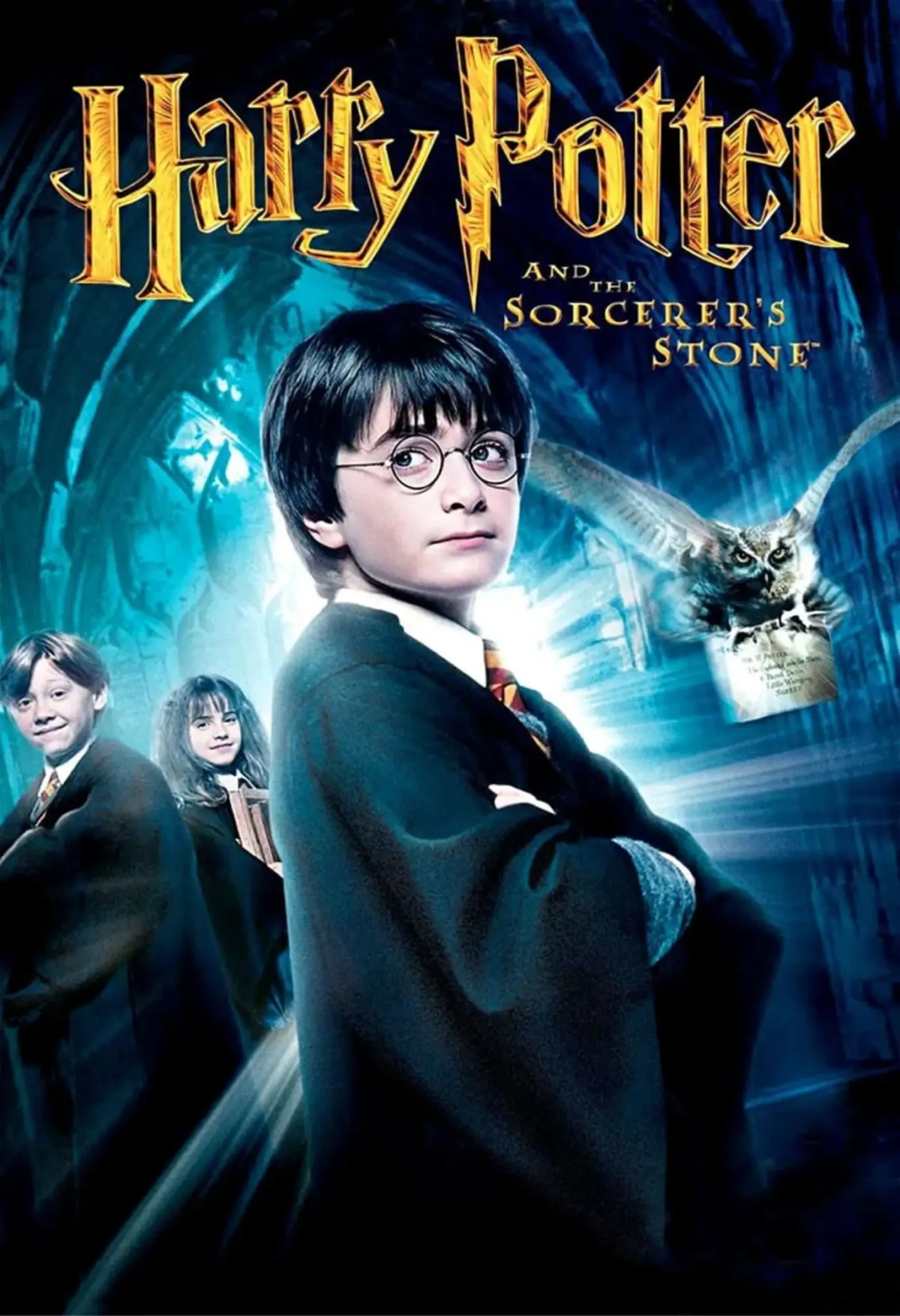 harry potter movie metal poster