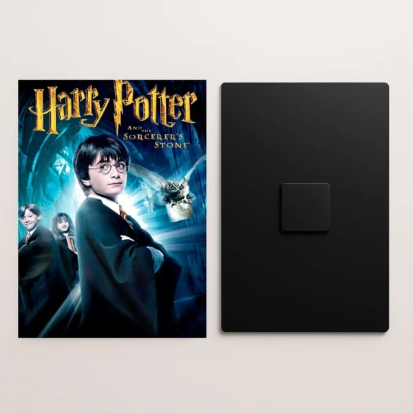 harry potter movie metal poster front and back preview