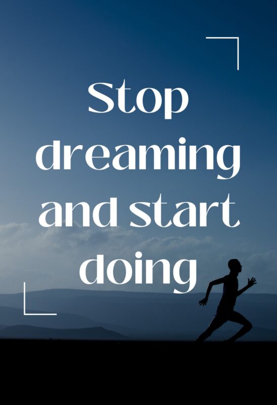 inspirational quote metal poster