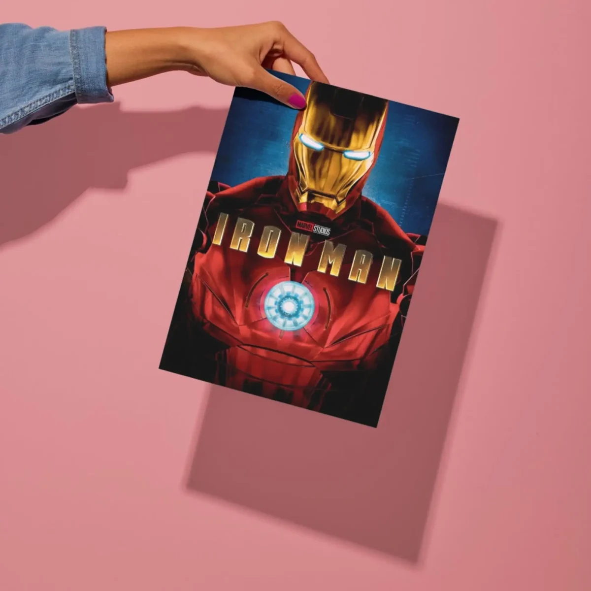 iron man movie metal poster preview