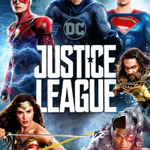 justice league movie metal poster