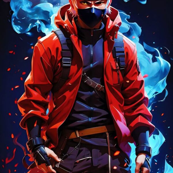 kakashi hatake metal poster