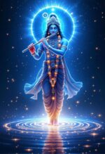kanha ji metal poster